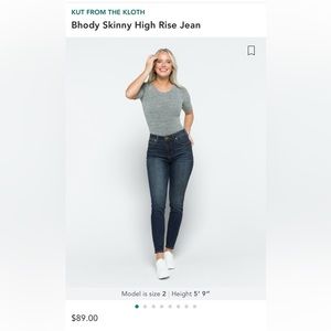 NEVER WORN Kut from the Kloth denim jeans. Women’s size 16.